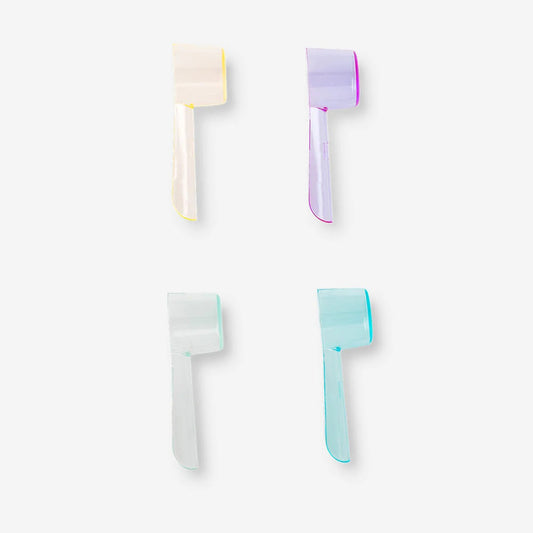 Cover Cap Electric Toothbrush Head Coloured 4Pcs