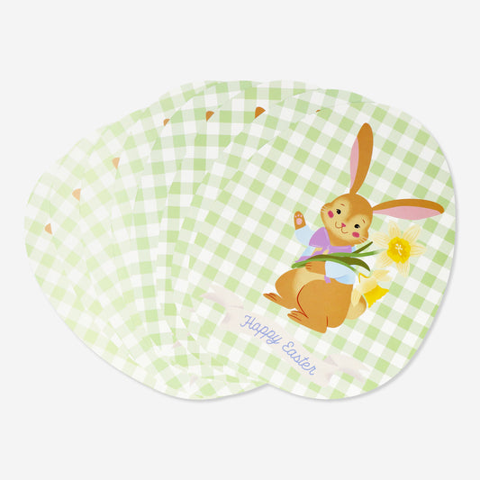 Placemats Cardboard Easter 8 Pcs