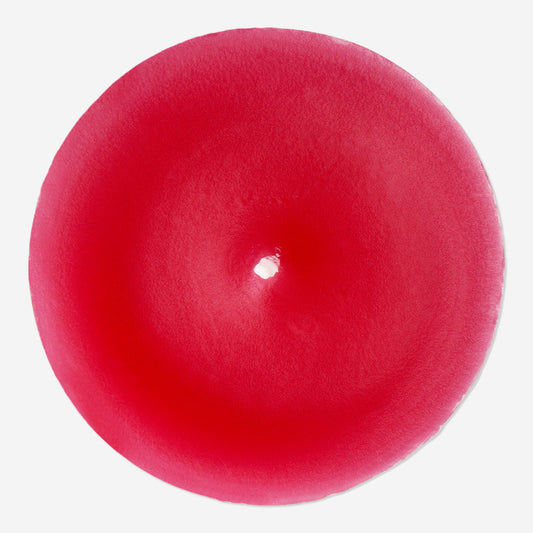 Candle Pillar Rustic Dia57 X 120Mm Raspberry Red