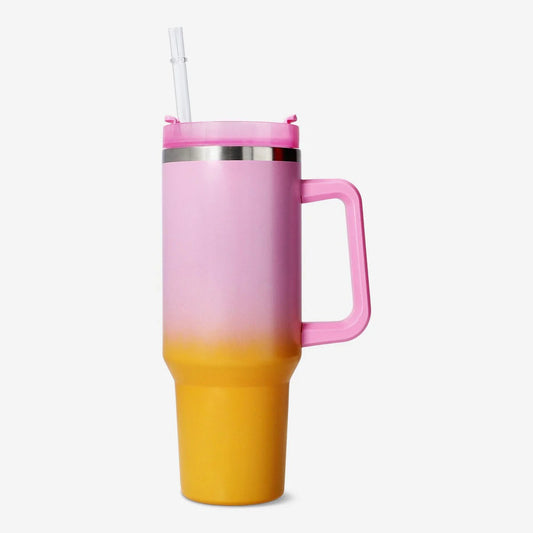 Tumbler With Handle Large Ss Color Gradient