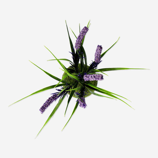 Artificial Flower W. Soil Lavender