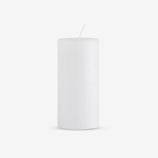 Rustic Candles White Dia57 X 120Mm